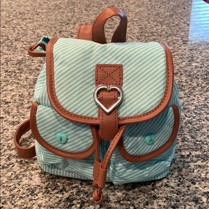 Mini back pack purse